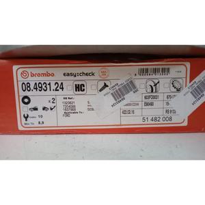 COPPIA DI DISCHI FRENO POSTERIORI FORD Fiesta 6a Serie (08>17) 08.4931.24 Benzina - Product Image 4