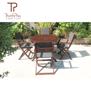 ชุดผ้าทรงกลมพับได้สำหรับรับประทานอาหารกลางแจ้งแนววินเทจสำหรับร้านอาหารเบาะหลัง - Product Image 5