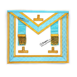 Delantal maestro masónico de diseño personalizado más vendido Delantal maestro masónico pasado bordado a mano de alta calidad - Product Image 3