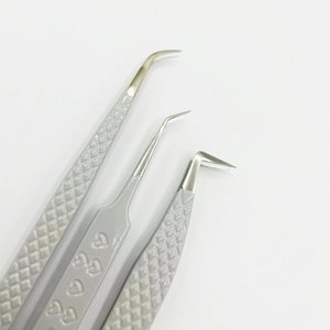 Gary แหนบปลายแหลมรูปหัวใจทำจากสแตนเลสสตีลแข็งคุณภาพสูงแบบมืออาชีพสี90องศา45องศา - Product Image 3