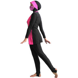 2025 Custom Luxury Spandex/Polyester Quick Dry Breathable Racing Swimsuit for <b>Muslim</b> Women Plus Size Waterproof Beachwear Cover - Product Image 2