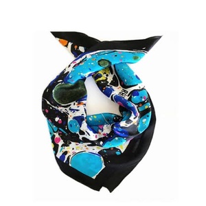 Pañuelos de Verano de Alta Calidad, Cuadrados, de Algodón Orgánico, con Diseño de Logotipo Personalizado, Impresión Digital a Doble Cara, Última Moda - Product Image 6