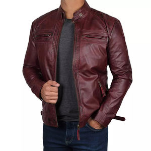 Vestes en cuir suédé vintage pour hommes sur mesure pour tissu en toile enduite de printemps avec support de logo avant - Product Image 6
