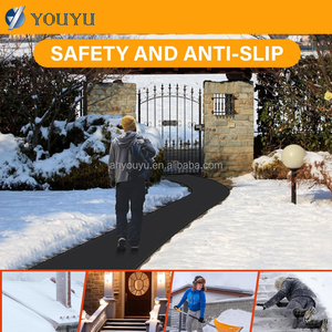 ホテル向け 屋外用加熱ゴムマット モダンデザイン 簡単設置 220V 融雪ヒーティングステップマット ラバーフローリング - Product Image 4