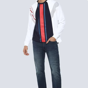 Haute qualité grande taille hommes sweat lavé à l'acide bleu vert 100% coton col rond surdimensionné sweat coton mélangé - Product Image 4