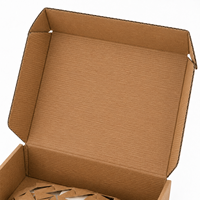 Boîte d'expédition en carton ondulé personnalisée avec insert en kraft, boîte d'expédition pour vêtements, manteaux, emballage personnalisé OEM ODM