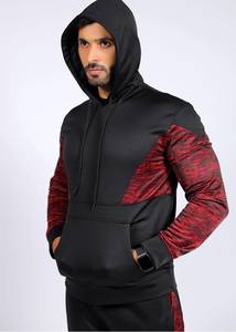 La mejor calidad, precio bajo, ropa de gimnasio de invierno, chándal deportivo para hombre, Sudadera con capucha cómoda para todo el día con bolsillo de canguro - Product Image 2