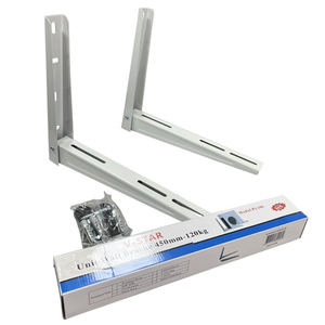 Nhà máy trực tiếp mini chia AC tường Bracket, ngoài trời Heavy Duty núi cho bơm nhiệt <span class=keywords><strong>condenser</strong></span>, 9000-18000btu, 280lbs - Product Image 1