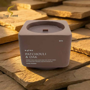 Bougie artisanale JBPQ pour le bien-être, patchouli et chêne, en cire de soja, décoration d'intérieur - Product Image 2