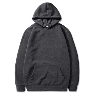 Basic Baggy Lightweight Pull-Over Sudaderas con capucha para hombre Drop Shoulder Hoodies para hombres - Product Image 2