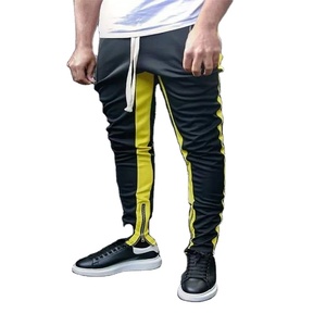 Pantalones de chándal para correr para hombre de alta calidad, bolsillos con cremallera bordados con cordón para correr, deportes activos, forro polar de Bangladesh - Product Image 2