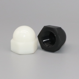 M3 M4 M5 M6 <span class=keywords><strong>Nylon</strong></span> vít <span class=keywords><strong>Nut</strong></span> M8 M10 M12 <span class=keywords><strong>Nylon</strong></span> acorn <span class=keywords><strong>cap</strong></span> Dome Nuts trắng/đen nhựa hình lục giác HEX <span class=keywords><strong>NUT</strong></span> - Product Image 1