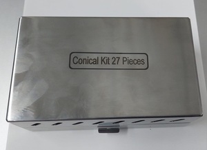 ชุดเครื่องมือทันตกรรมรากฟันเทียมทรงกรวยเครื่องมือทันตกรรมที่ผ่านการรับรองจาก CE 27ชิ้น - Product Image 6