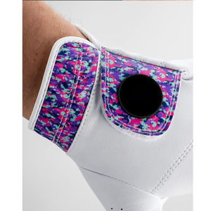 Gants de golf blancs à prise stable en cuir synthétique pour hommes, sans friction, en poids léger pour adultes, vente promotionnelle en gros - Product Image 3