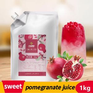تركيز ست مرات عصير الرمان اللذيذ شراب الفاكهة السائل لؤلؤ الحليب الشاي المواد الخام - Product Image 3