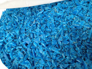 Blue HDPE Granules Injection Molding Grade High Impact Resistance for Sports Equipment - Product Image 1