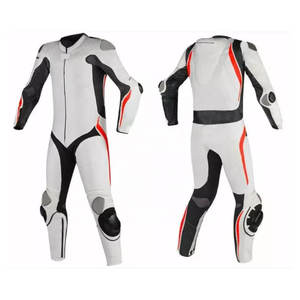Costume de moto unisexe fabriqué au Pakistan meilleur design en cuir de vachette surdimensionné respirant coupe-vent vêtements de sport grande taille pour l'hiver - Product Image 1