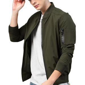 2025 nouveau Design hiver Bomber veste hommes en gros manteau d'hiver haute qualité fermeture éclair veste d'hiver pour hommes - Product Image 3