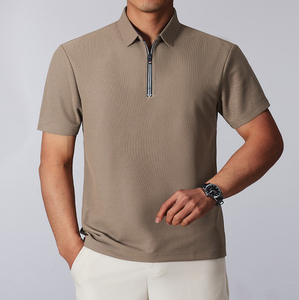 OEM/ODM Camisa Homme à manches courtes Slim Fit Mode Respirant Haute Qualité Homme Polo T-shirt 100% Coton Golf Mens Polo Shirt - Product Image 6