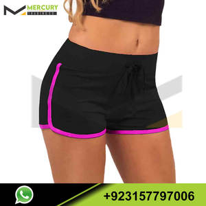 Shorts pour femmes Vêtements de yoga personnalisés pour femmes Short de course en gros Nouveau design Short gris respirant imprimé pour femmes Vêtements - Product Image 6