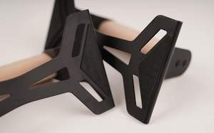 Barras de Madera para Flexiones con Agarre Barras de Yoga Portátiles para Interior y Exterior - Barras Paralelas para Ejercicio en Casa - Product Image 2