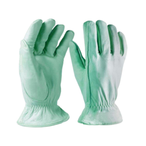 Hi Vis Guantes de trabajo de invierno Cuero de grano de cabra Guantes de conductor resistentes a pinchazos Mano industrial Seguridad reflectante Transpirable - Product Image 6
