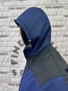 Veste Softshell d'hiver imperméable et coupe-vent personnalisée 2025 pour l'extérieur coque souple non doublée avec revêtement résistant à l'eau - Product Image 5