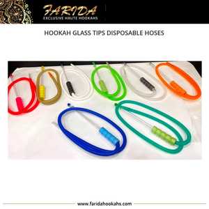 Cachimbas de Lujo Farida al por Mayor, Puntas de Vidrio para Shisha Egipcia, Mangueras de Cachimba Desechables Coloridas, Técnica de Laca - Product Image 6