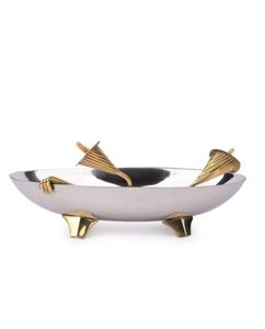 ชามใส่ผลไม้ดีไซน์เนอร์ทรงรีทำจากโลหะสำหรับเคาน์เตอร์ครัวตะกร้าผักผลไม้หลากสี - Product Image 5