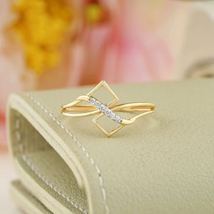 Anillo de compromiso de diamantes de oro rosa de 14 quilates de alta calidad superventas elegante diseño solitario certificado IGI para aniversario de bodas - Product Image 1