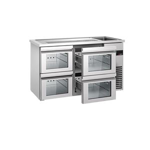ตู้กดเบียร์แบบดึงตรง / ตู้แช่เบียร์พรีเมียม - 1550x700 มม. - 4 ลิ้นชัก - Product Image 1