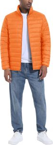 Chaqueta acolchada para hombre, ropa de calle, abrigo ligero con aislamiento repelente al agua, cuello levantado, cierre de cremallera, abrigo cálido de invierno, talla XS - Product Image 6