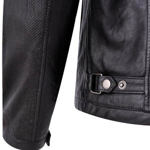 Chaqueta de cuero duradera ligera para hombre Chaqueta de cuero de alta calidad Chaquetas de hombre con logotipo personalizado - Product Image 5