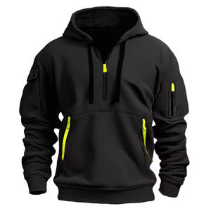 Clásico de los hombres Casual de moda Fleece Pullover Sudaderas Estilos personalizados y colores Invierno Otoño - Product Image 2