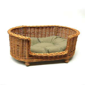 Cama superventas para mascotas con cojín, diseño OEM, casa para mascotas hecha a mano personalizada de Vietnam, fábrica al por mayor, Directly - Product Image 1