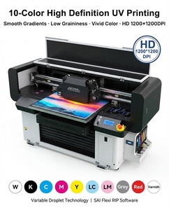 Imprimante UV numérique de bureau haute résolution 10 couleurs avec moteur Maglev 6042, Ricoh Gen6, impression personnalisée de stylos, cartes PVC, balles de golf, 63x43cm - Product Image 2