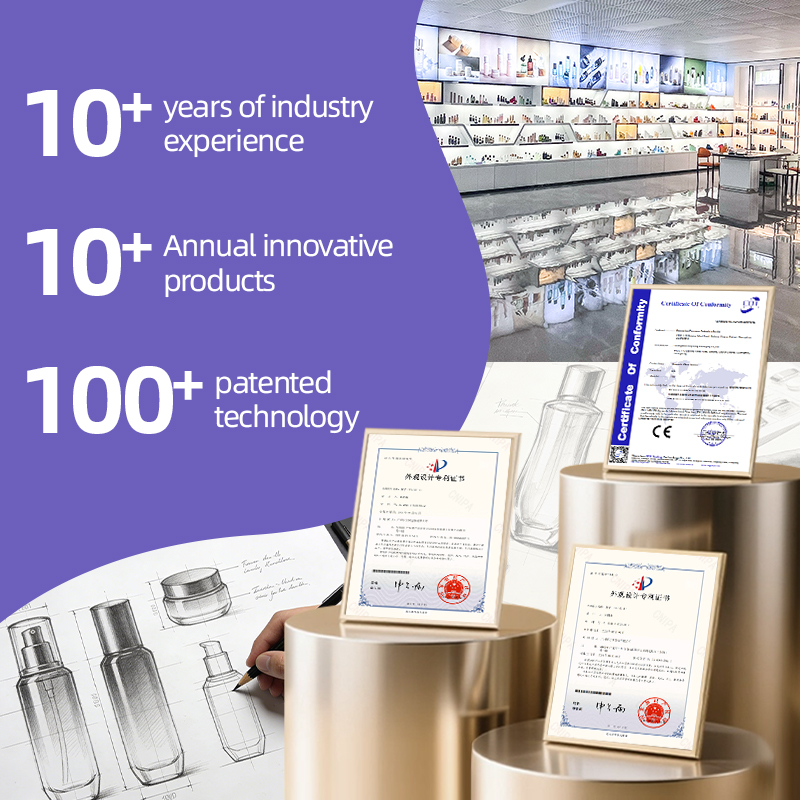 biodegradable brown body spray bottle sets