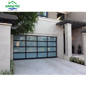 Puerta de <span class=keywords><strong>garaje</strong></span> de vidrio duradera Ideal para casas suburbanas Instalaciones de garajes en el <span class=keywords><strong>centro</strong></span> Puerta de <span class=keywords><strong>garaje</strong></span> de panel transparente de alta calidad - Product Image 1