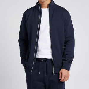 Nouveaux pantalons pour hommes 2 pièces ensembles hommes décontracté Streetwear survêtements vierges col zippé survêtement à manches longues ensemble pour hommes - Product Image 4