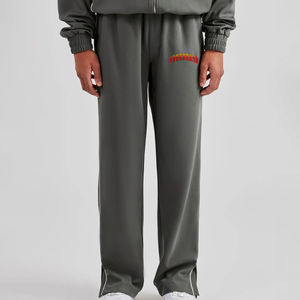 Pantalon de jogging décontracté pour homme en toile 100 % coton, coupe ample, taille élastique, qualité supérieure, lavé, style soyeux, vente en gros - Product Image 5