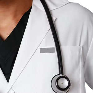 Blouses de laboratoire de protection, uniformes médicaux pour médecins et infirmières, manches longues, OEM ODM, étiquette privée, logo personnalisé, hôpital, professionnel - Product Image 6