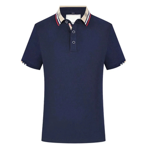 Polo de Manga Corta para Hombre, con Logotipo Bordado Personalizado, Informal, para Negocios, Golf, Deportes, Uniforme de Trabajo, Transpirable, de Piqué - Product Image 2
