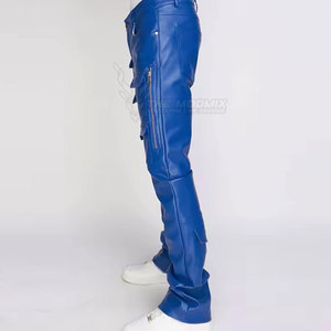Pantalones de Cuero para Hombre, Nuevo Modelo, Personalizados, de Primera Calidad, en Venta, Ropa Casual para Hombre, Alta Calidad - Product Image 2