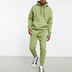 Sudadera con capucha unisex de gran tamaño personalizada para hombre, chándal para correr, pantalones de chándal con logotipo estampado de talla grande, conjunto de chándal de invierno para hombre - Product Image 1