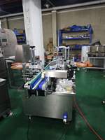 Machine d'étiquetage automatique pour onigiri triangulaire, boule de riz, sushi, applicateur d'étiquettes autocollantes industrielles pour l'emballage alimentaire