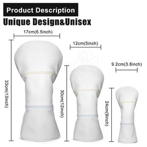 Leather <b>Head</b> <b>Cover</b> Breathable Private Label Customized Your Own Logo Good Material Leather <b>Head</b> <b>Cover</b> Made In Pakistan - Product Image 5