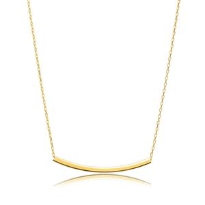 Plain Long Bar Silver Jewelry Charm Collar Venta al por mayor Turco hecho a mano 925 Joyas de plata esterlina - Product Image 3