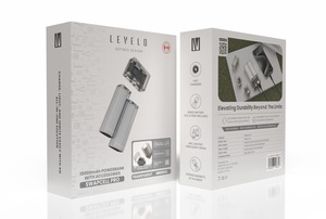 Levelo swapcell Pro 15000mAh แบตเตอรี่สำรองจอแสดงผล LED พลังงานแสงอาทิตย์กันน้ำพร้อมชุดอุปกรณ์ชาร์จไร้สาย - Product Image 3