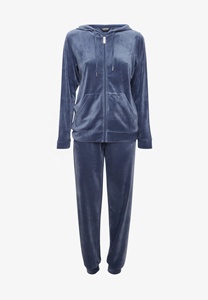 Womens Custom Zip Hoodie Jogger Pants Velour Tracksuit Set Solid Pattern Short Length <b>Velvet</b> Loungewear Two Piece Casual Outfit - Product Image 6