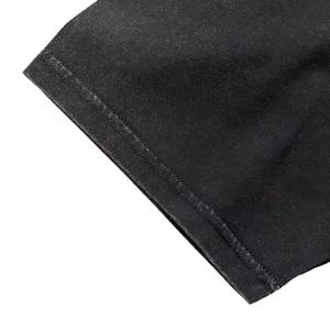 Professional Customizable Acid <b>Wash</b> Vintage T-Shirt Shorts Hip Hop Unisex Set Oversized Breathable Casual Style for Summer Use - Product Image 5